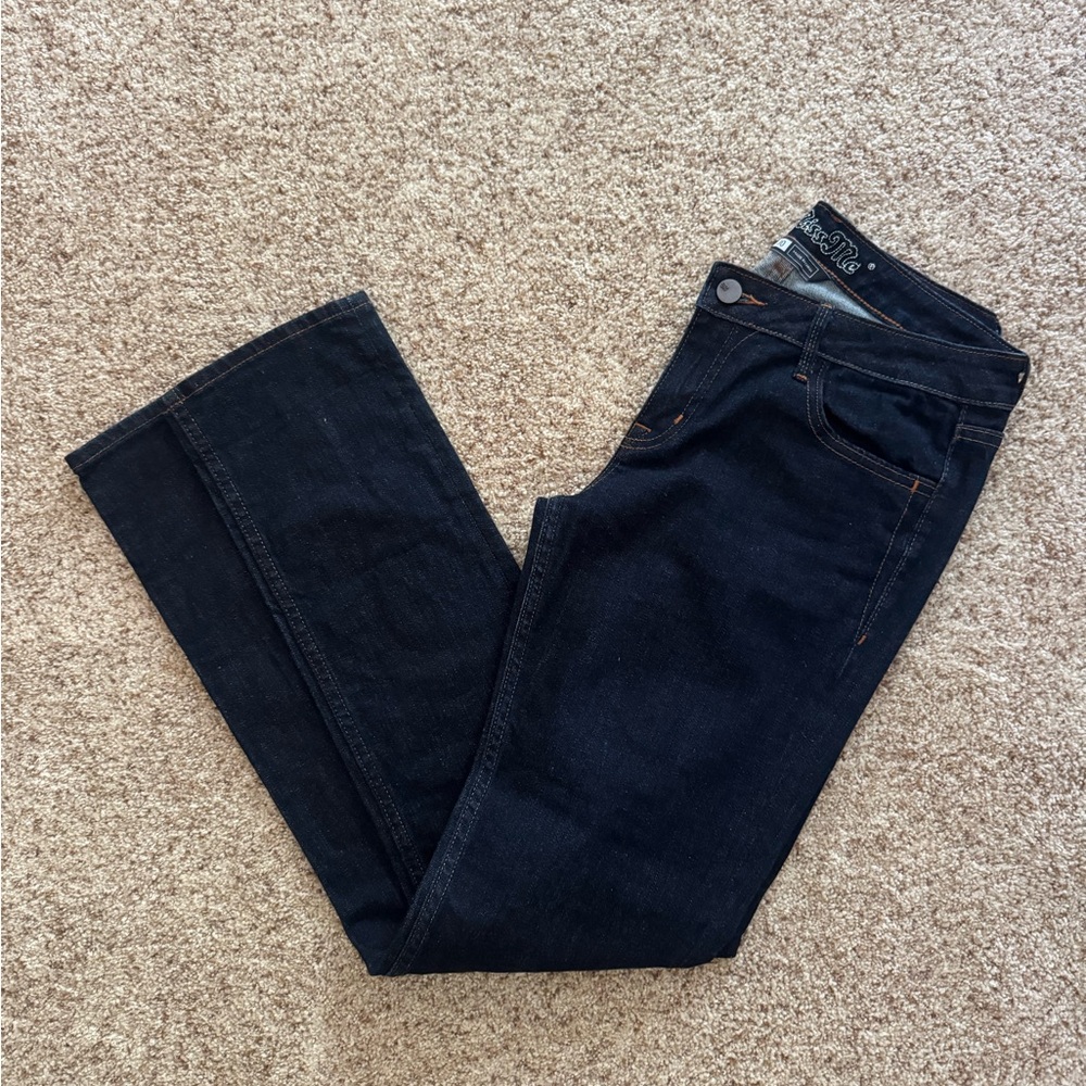 Miss Me Low Rise Skinny Dark Blue Jeans